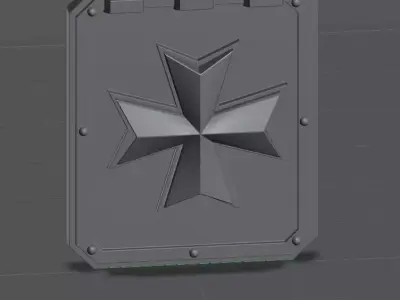 October Templar Rhino Door  3D model