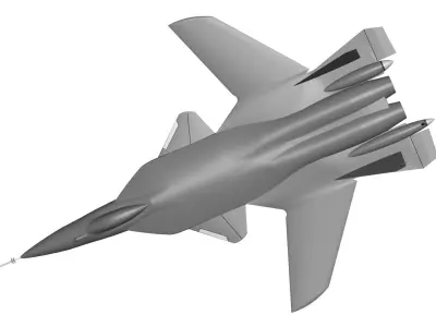 Sukhoi Su-47 3D model shop