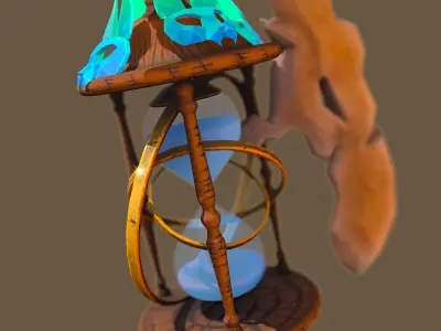  Sandstorm Sword - Game Ready -  Low-poly 3D model