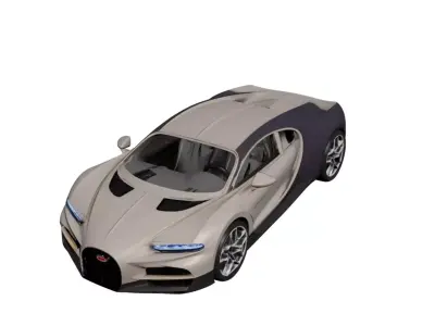 Bugatti Tourbillon 2026 Ultra High Performance Hypercar 3D model