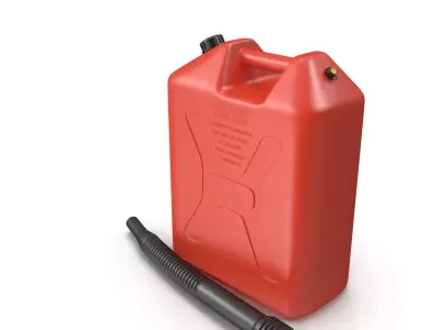 Gasoline Tank Clean Low-poly 3D model