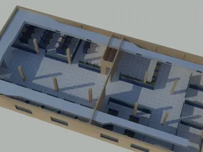 HVAC Ducting Design 01 3D model
