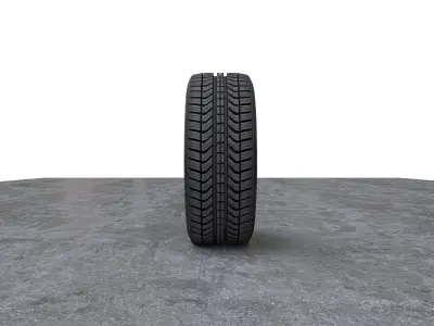 Pirelli Car Wheel 16R 3D model