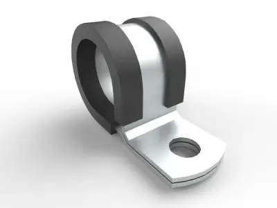 Cable Clamp M4 Low-poly 3D model
