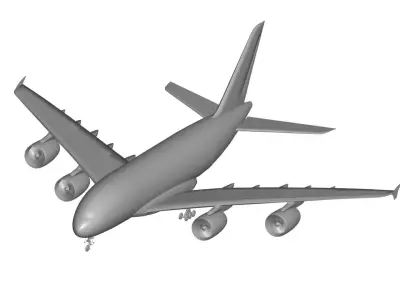AIRBUS A380-800 3D model purchase