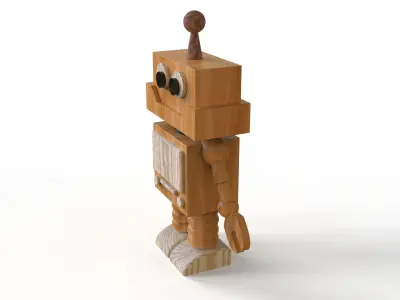 toy robot 3D model 3