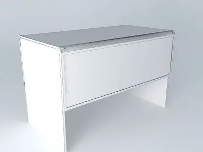 Indiana Red Pine Desk 3D model