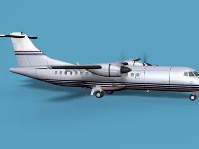 ATR  ATR-42-500 Corporate 4 3D model