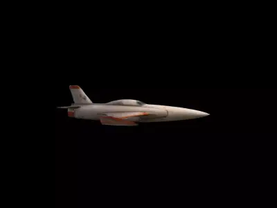 Plane Commercial Jet Flying 3d Model 3D model by taijudmodel