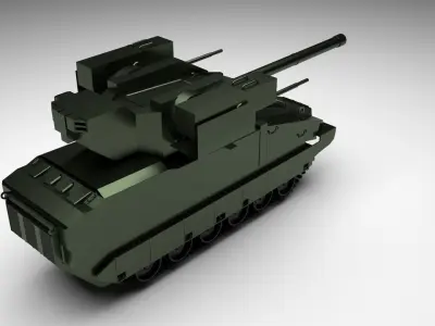 Tank Military Vehicle 3D model