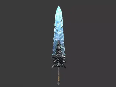 Great Sword  07 Low-poly 3D model