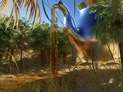 tea river 3D model