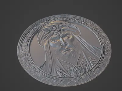 Saladin Medallion 3D print model purchase