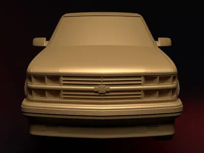 CHEVROLET CK 1500 SHORT BOX 3D print model by artgeorg