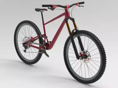 Enduro Mountain Bike 3D model