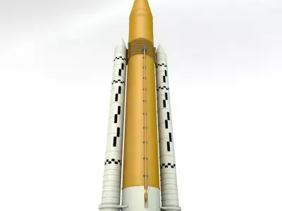 NASA Space Launch System 3D model