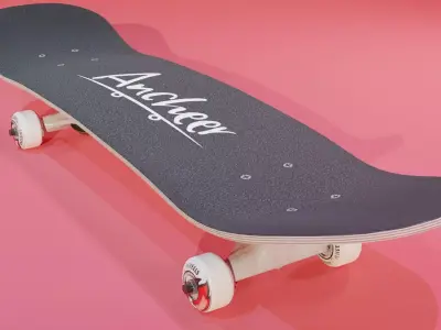 skate skateboard 3D model