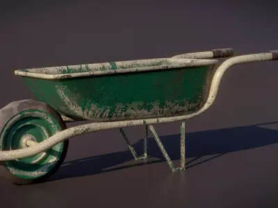 Garden Cart Free 3D Model Free 3D model