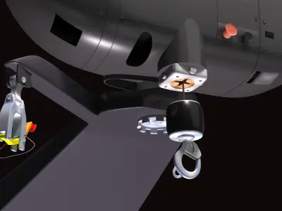 Hoist for Helicopter 3D model