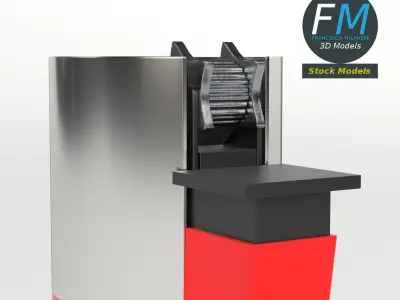 Lighter canister 3D model