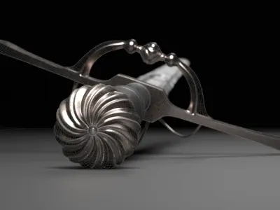 FIGHTING SWORD 3D model