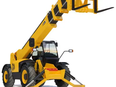 Telehandler JCB 540 3D model