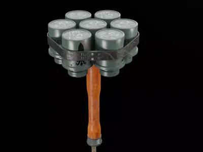 Old World War 2 Hand Anti-Tank Grenade 3D model