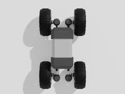 SCI FI TIRE Free low-poly 3D model
