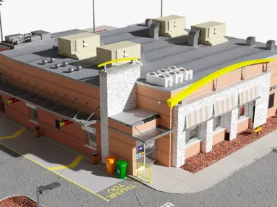  Unbranded Fast Food Restaurant with Land 