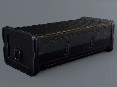 Loot Box Prop Low-poly 3D model