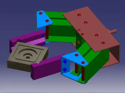 Robotic gripper Free 3D model