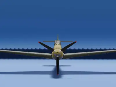 BF109 luftwaffe spitfire 3D model