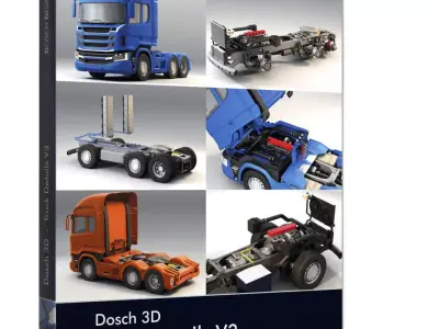 Dosch 3D - Truck Details V3 3D model