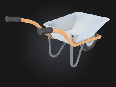Wheelbarrow Insight  A Functional and Rugged  3D model