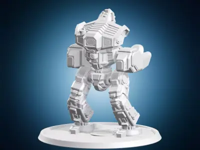 Heavy Walking Miniature 3D print model