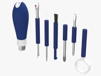 SINGER 47300 Sewers Mate Multi Tool 11 tools in one storage case 3D model