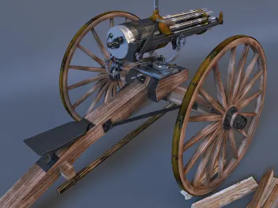 Guerre De Secession 3D model