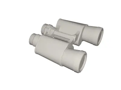 binocular Low-poly 3D model