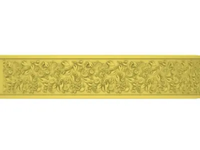 Floral Bengle Design File 3D print model