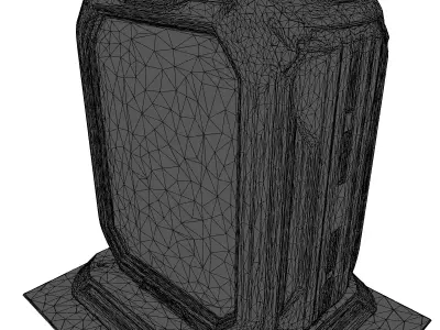 Futuristic Green Scanning Device 3D model
