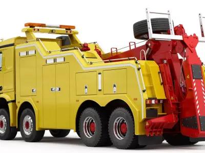 Tow Truck Europe 8X4 3D model