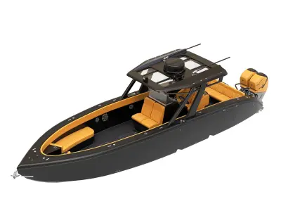 Motorboat 3D model from CGTrader - PBR