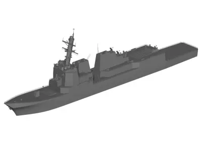 USS Nathan James Navy 3D model
