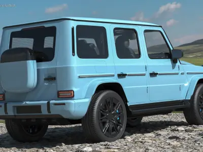  Blue Luxury Electric Off Road SUV 