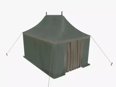 Medieval Tent V03 Low-poly 3D model