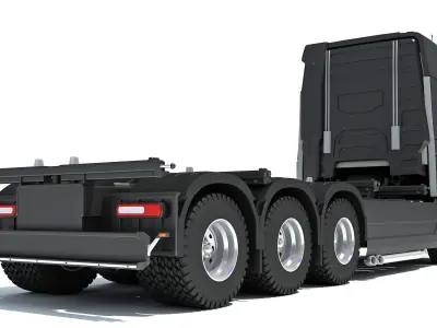 Generic Semi Truck 3D model 2