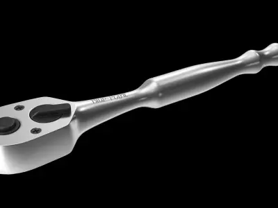Standard Handle Quick Release Ratchet BPRTR936 Low-poly 3D model