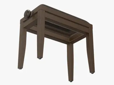 Piano chair 3D model