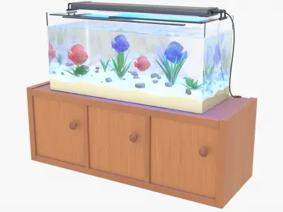 Fish Tank 3D model purchase