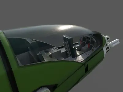FIGHTER POD Low-poly 3D model purchase